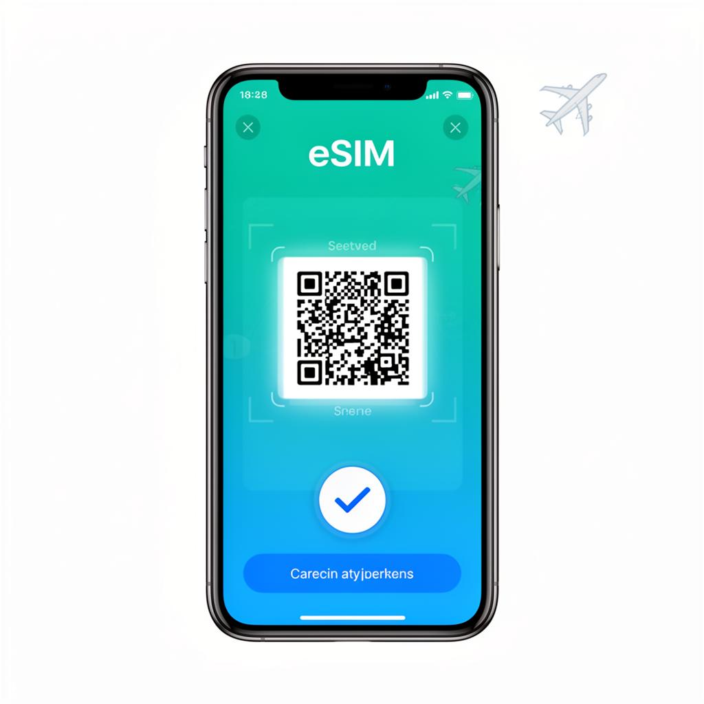 iPhone eSIM installation steps